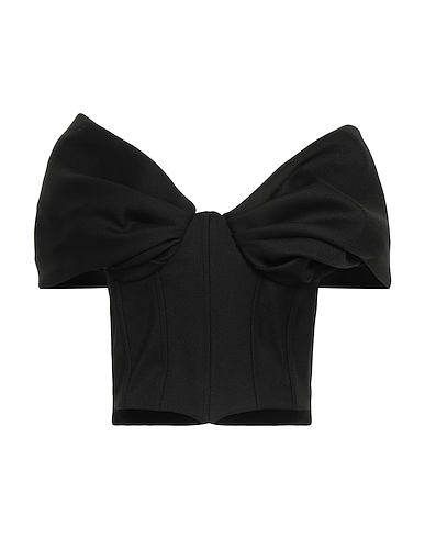 GIUSEPPE DI MORABITO Top Black 100% Wool