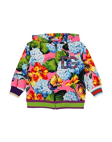 DOLCE&GABBANA Hoodie Grün 88% Baumwolle, 12% Elastan, Polyester, Seide, Acryl