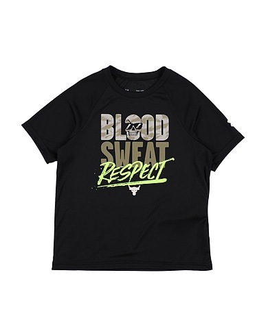 UNDER ARMOUR T-shirt Black 100% Polyester