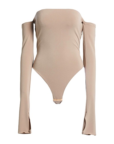 THE ANDAMANE TOPS Khaki 94% Polyester, 6% Elastan