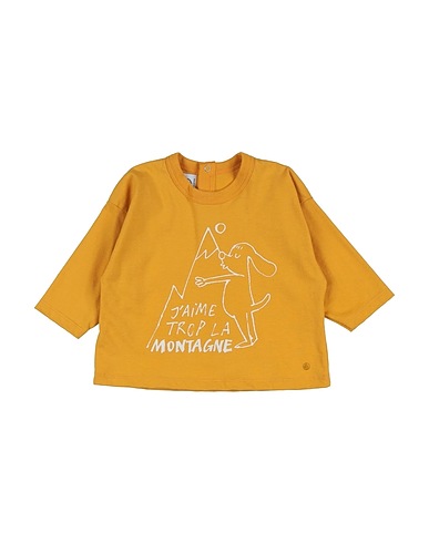 PETIT BATEAU T-shirt Marigold 100% Cotton
