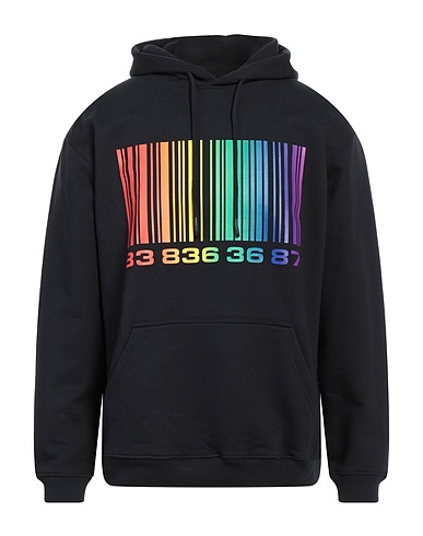 VTMNTS Felpa Nero 80% Cotone, 20% Poliestere