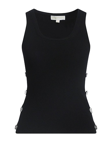 MICHAEL MICHAEL KORS Tanktop Schwarz 72% Recycelte Viskose, 15% Polyester, 11% Nylon, 2% Elastan