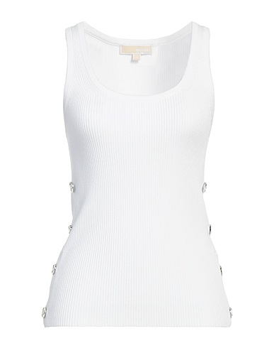 MICHAEL MICHAEL KORS Vest White 72% Recycled viscose, 15% Polyester, 11% Nylon, 2% Elastane