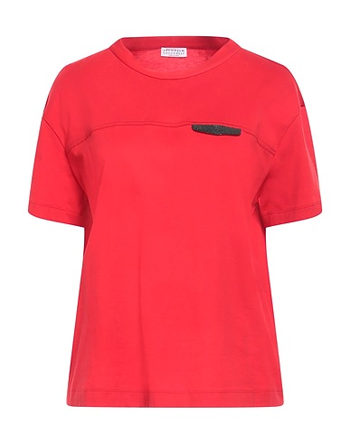 BRUNELLO CUCINELLI Basic T-shirt Red 100% Cotton