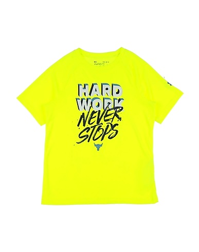UNDER ARMOUR T-shirt Vert lime 100% Polyester