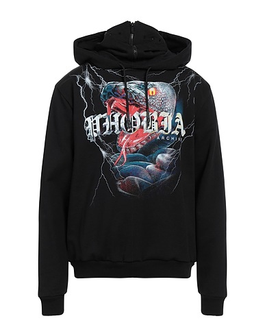 PHOBIA ARCHIVE Hooded sweatshirt Black 100% Cotton