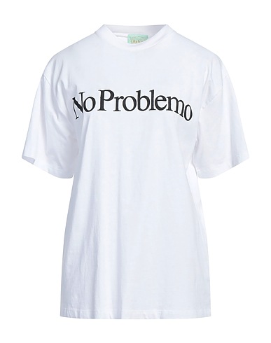 ARIES T-shirt White 100% Cotton