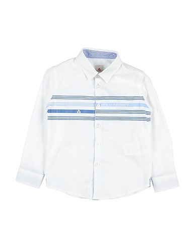 PEUTEREY Patterned shirt White 97% Cotton, 3% Elastane