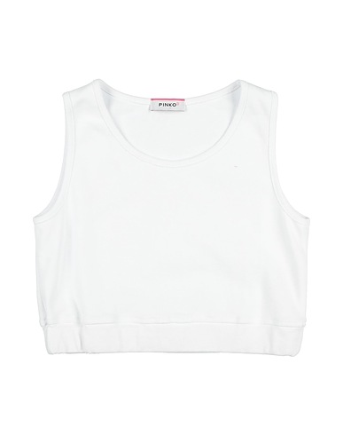 PINKO UP Top Bianco 96% Cotone, 4% Elastan