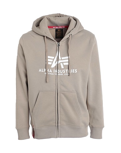ALPHA INDUSTRIES Sweat-shirt Kaki 80% Coton, 20% Polyester