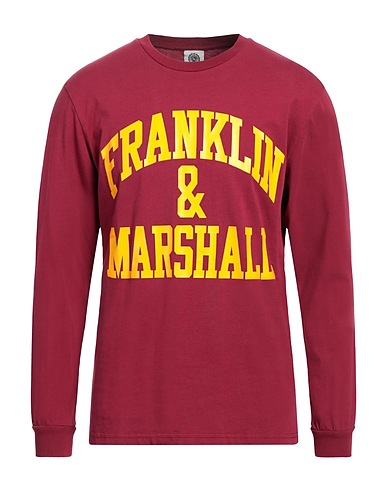 FRANKLIN & MARSHALL T-shirt Garnet 100% Cotton