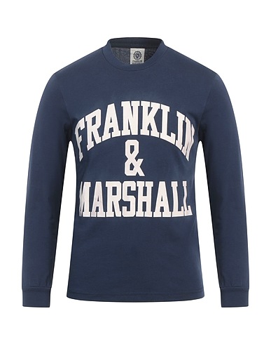 FRANKLIN & MARSHALL T-shirt Navy blue 100% Cotton