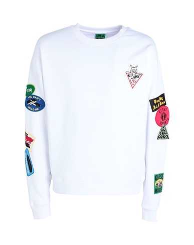 GUESS ORIGINALS x MARKET Sweatshirt Originals x Market. White 82% Cotton, 18% Polyester