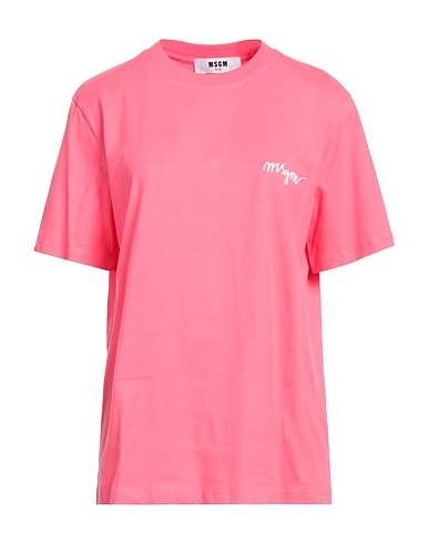 MSGM Basic T-Shirt Magenta 100% Cotton