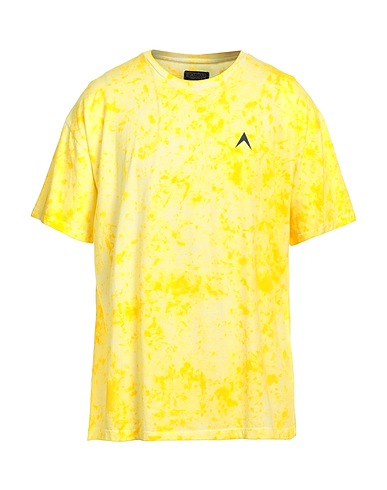HANGAR Basic T-Shirt Gelb 96% Baumwolle, 4% Elastan