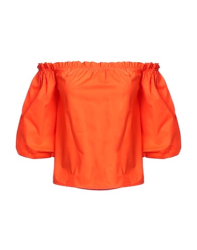 REBEL QUEEN by LIU •JO Schulterfreies Top Orange 100% Baumwolle