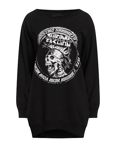 MASSIMO SABBADIN Sweatshirt Schwarz 100% Baumwolle