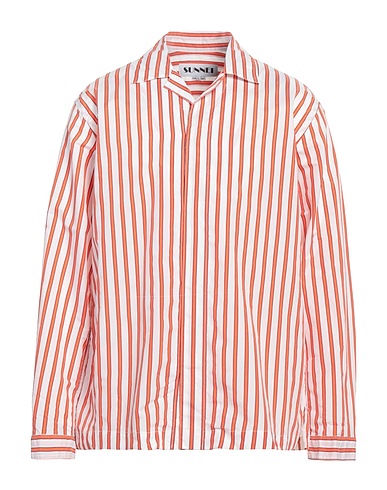 SUNNEI Chemise à rayures Blanc 72% Polyamide, 28% Soie