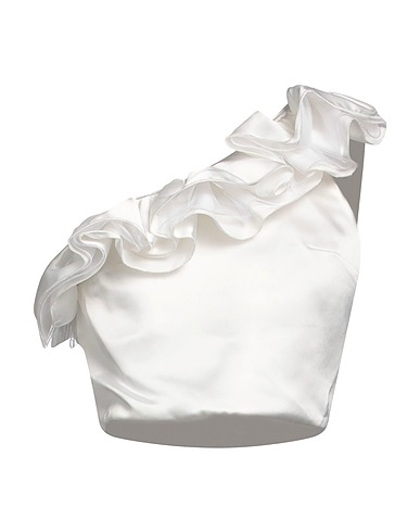 JIJIL Top Bianco 97% Poliestere, 3% Elastan