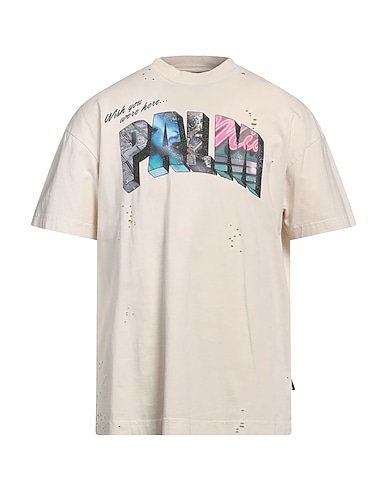 PALM ANGELS T-Shirt Off white 100% Baumwolle