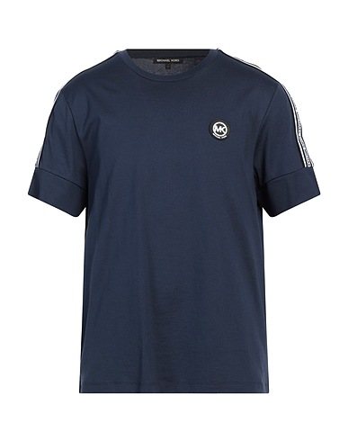MICHAEL KORS MENS T-shirt Blu notte 100% Cotone