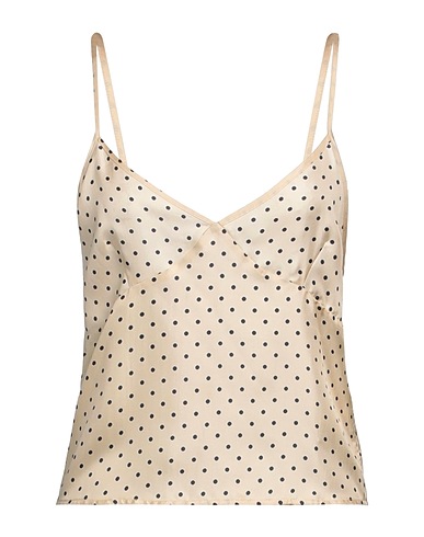 AMI ALEXANDRE MATTIUSSI Camisole Avorio 100% Seta