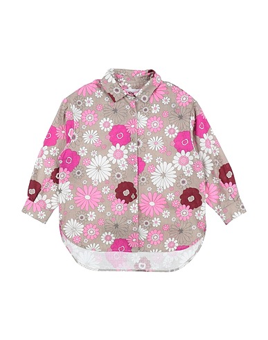 DOUUOD Camicie  e bluse fantasia Tortora 100% Cotone