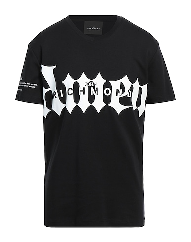 JOHN RICHMOND T-Shirt Schwarz 100% Baumwolle