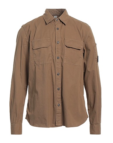 C.P. COMPANY Linen shirt Khaki 100% Linen