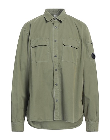C.P. COMPANY Linen shirt Military green 100% Linen