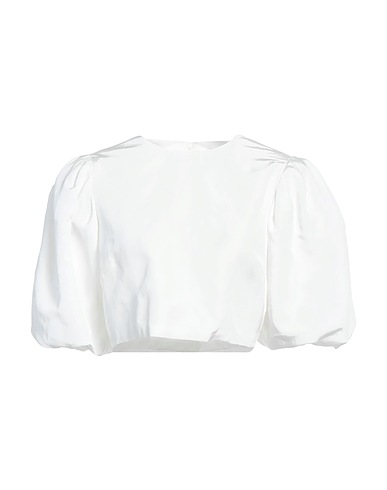 MSGM Top White 75% Viscose, 25% Linen
