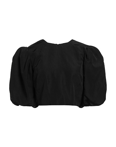 MSGM Top Noir 75% Viscose, 25% Lin