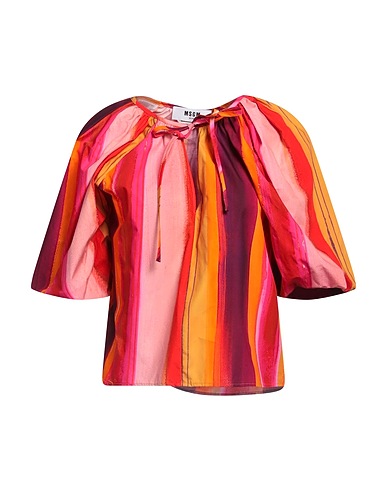 MSGM Top Red 100% Cotton