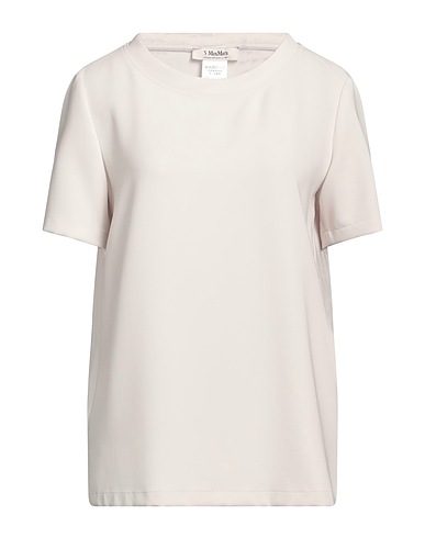 'S MAX MARA 탑 베이지 70% 트리아세테이트, 30% 폴리에스테르