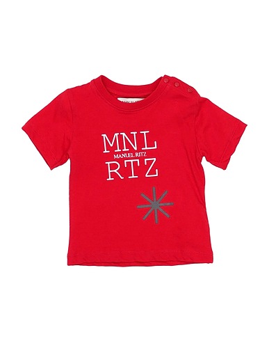 MANUEL RITZ T-shirt Red 100% Cotton