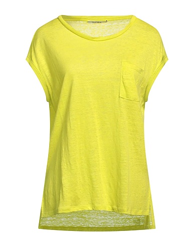 KANGRA T-shirt Verde lime 100% Lino