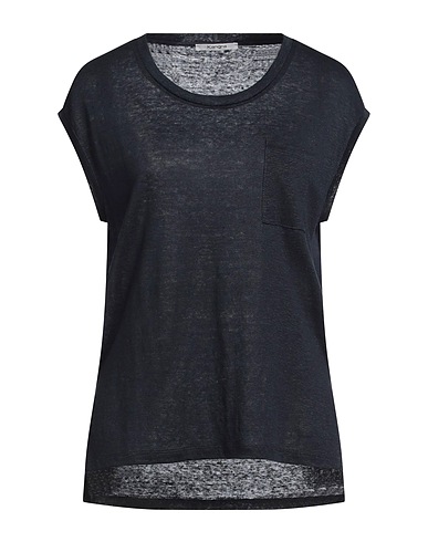 KANGRA T-shirt Blu notte 100% Lino