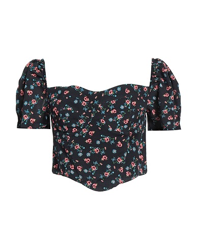 MAR DE MARGARITAS Top Black 100% Viscose, Polyester
