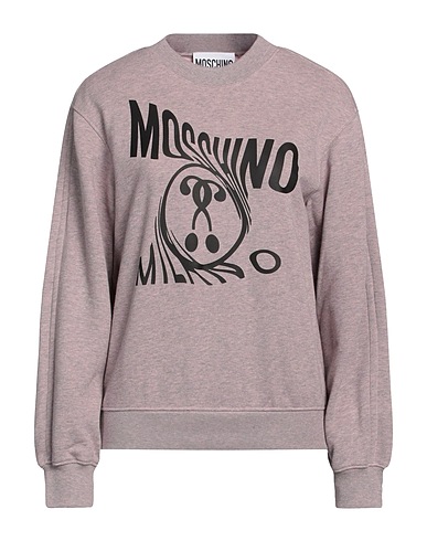 MOSCHINO Felpa Lilla 100% Cotone, Elastan