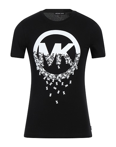 MICHAEL KORS MENS T-Shirt Schwarz 100% Baumwolle