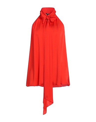 ASPESI Chemises et chemisiers de couleur unie Corail 100% Viscose