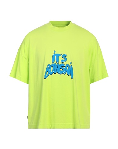 BONSAI T-shirt Lime green 100% Cotton