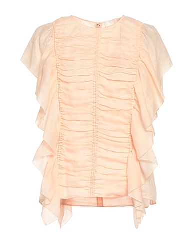 CHLOÉ Top Pfirsich 100% Ramie