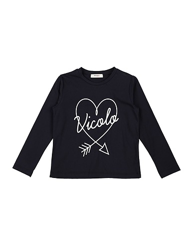 VICOLO T-shirt Midnight blue 93% Cotton, 7% Elastane