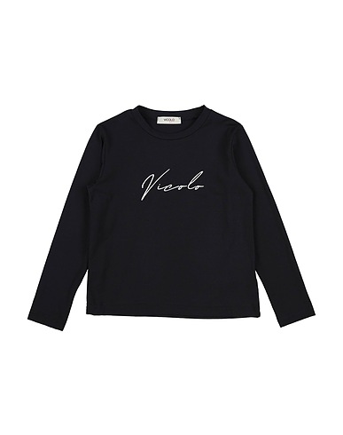 VICOLO T-shirt Blu navy 93% Cotone, 7% Elastan