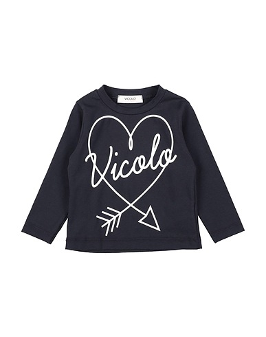 VICOLO T-shirt Midnight blue 93% Cotton, 7% Elastane