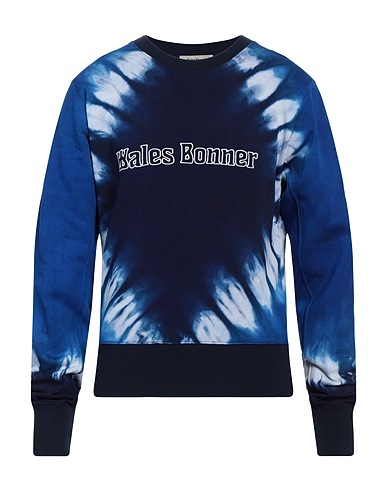 WALES BONNER Sweatshirt Marineblau 100% Baumwolle