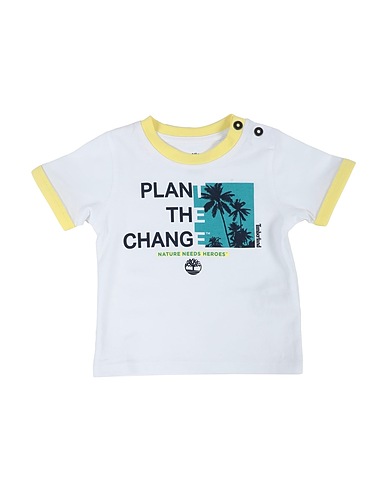 TIMBERLAND T-shirt Bianco 100% Cotone