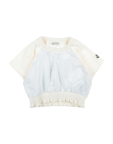 MONCLER T-shirt Ivory 100% Polyamide, Cotton